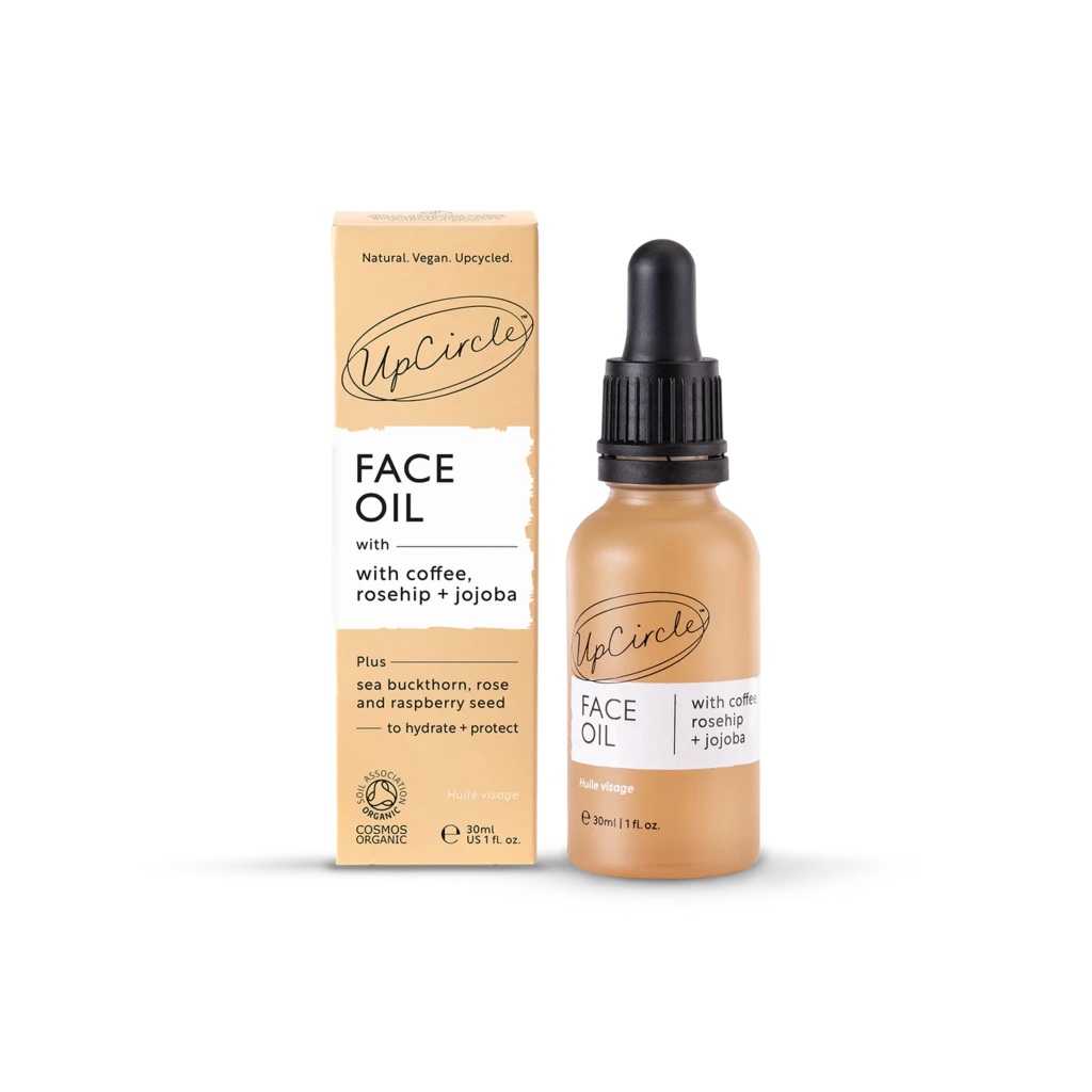 Organic Face Oil with Coffee, Rosehip 30ml
