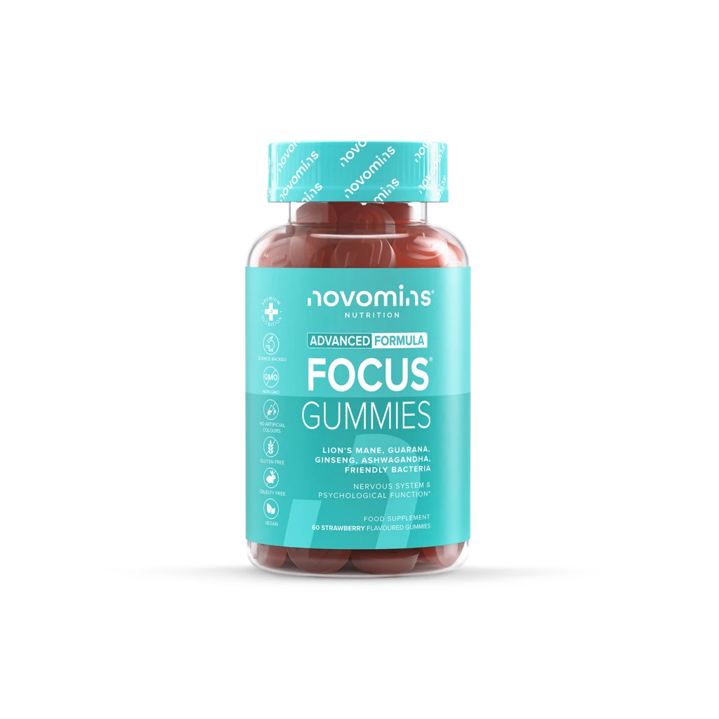 Focus Strawberry Flavoured 60 Gummies