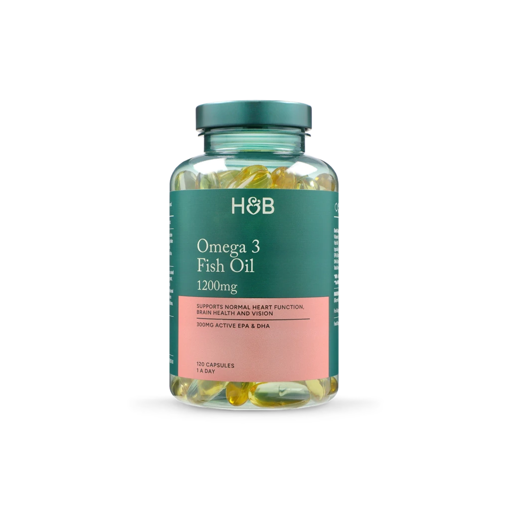 Omega 3 Organic Fish Oil 1200mg 120 Capsules