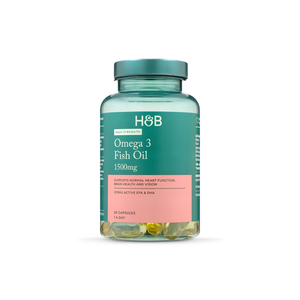 Omega 3 Organic Fish Oil 1500mg 60 Capsules