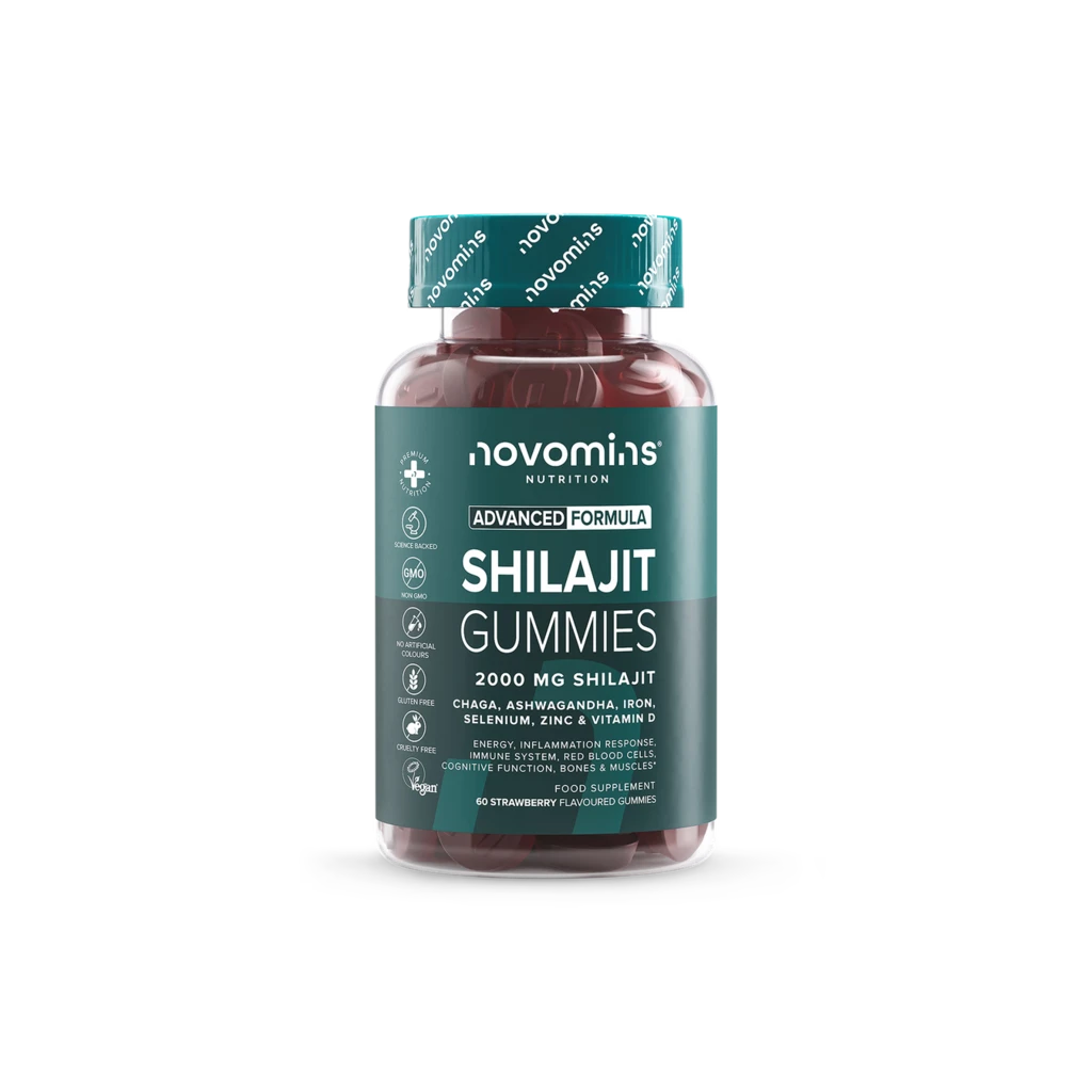 Shilajit Strawberry Flavored 100mg 60 Gummies