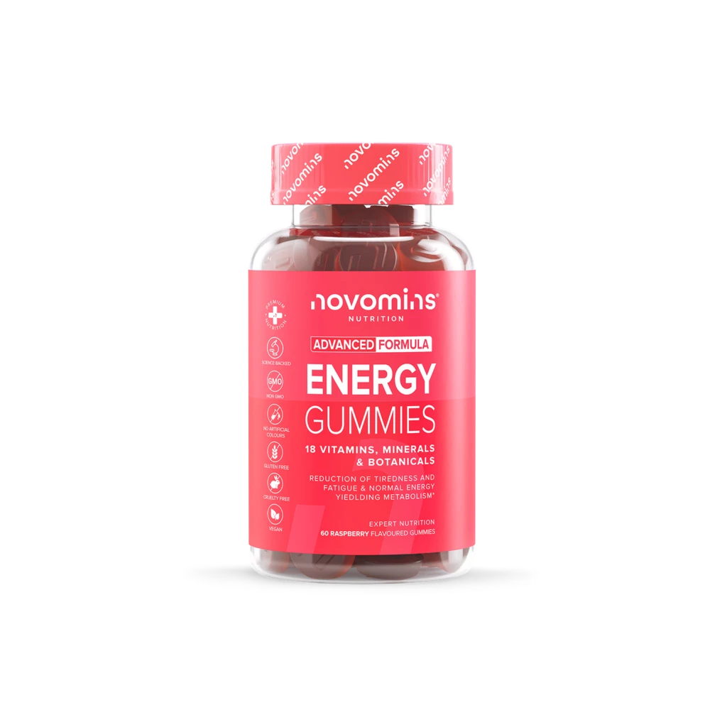 Energy Raspberry Flavour 100mg 60 Gummies